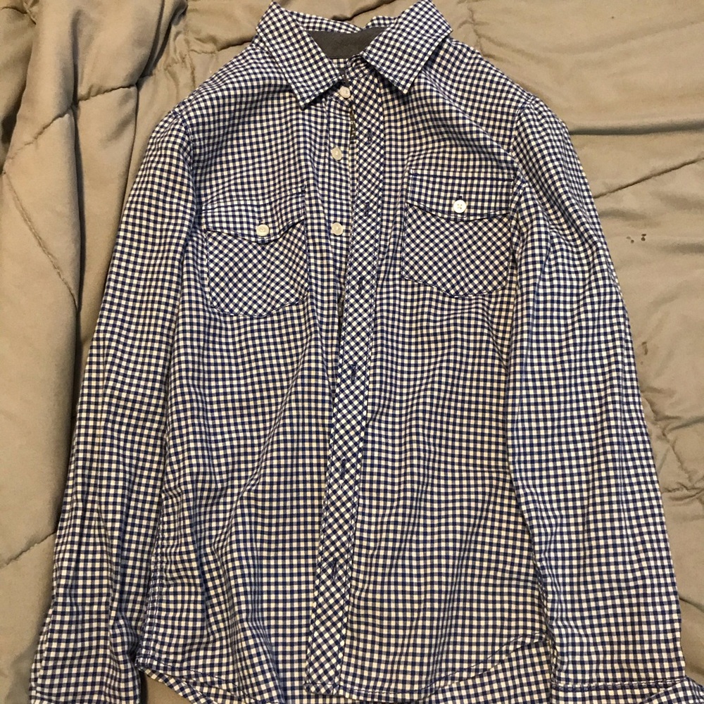 Gingham button down